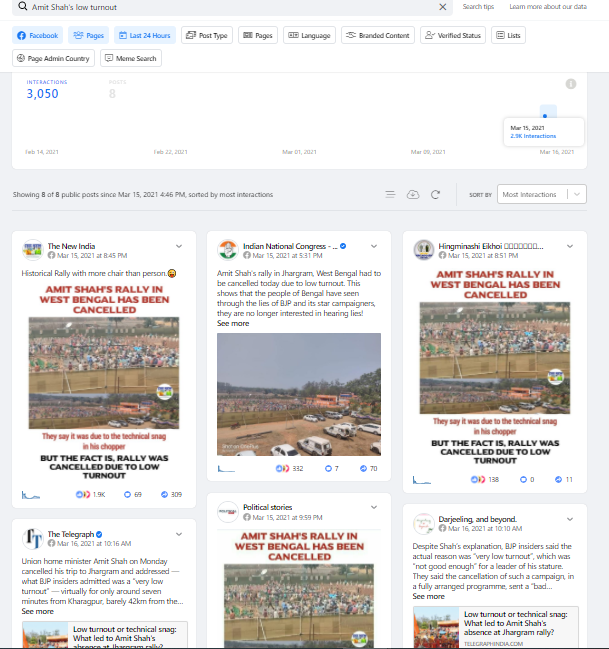 अमित शाह की झाड़ग्राम रैली