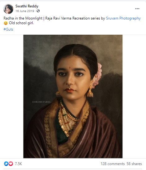 ரவிவர்மா ஓவியம் என்று வைரலாகும் படம் குறித்த உண்மைத்தன்மை - 2