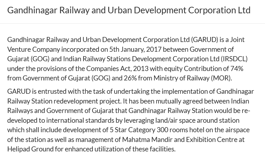 Gandhinagar new renovated railway station