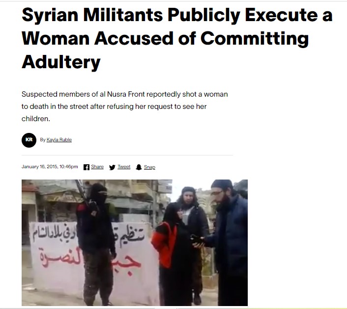 2015 ஆம் ஆண்டு சிரியாவில் எடுக்கப்பட்ட வீடியோ