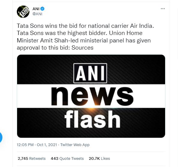 Air India কে সর্বোচ্চ দামে কিনেছে Tata Sons image 3