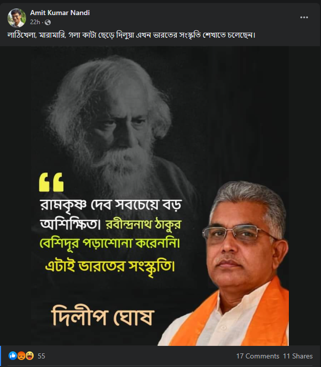 রামকৃষ্ণ দেব অশিক্ষিত, রবীন্দ্রনাথও বেশিদূর পড়াশোনা করেননি image 2