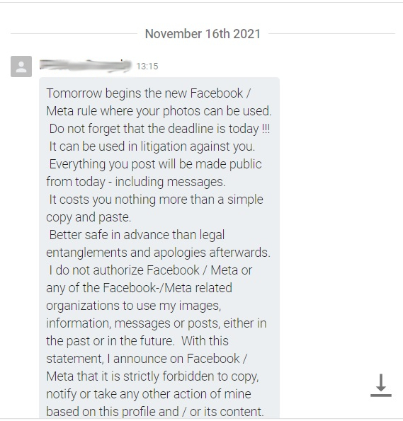 Facebook data policy change 