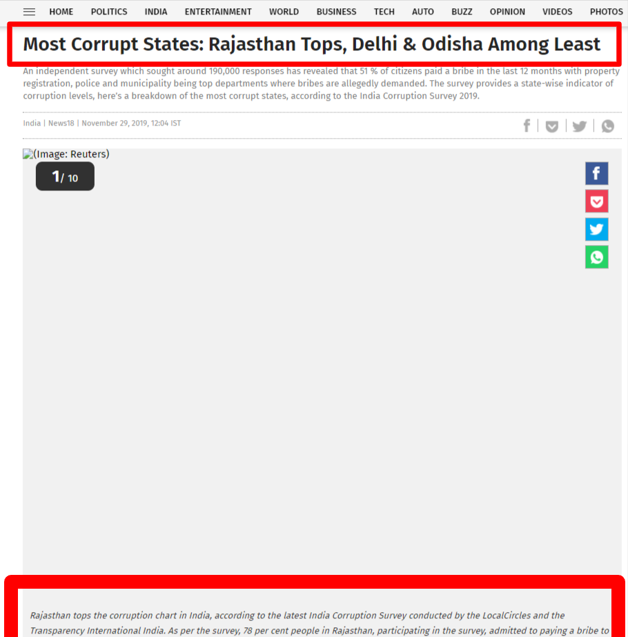 राजस्थान में भ्रष्टाचार को लेकर मुख्यमंत्री अशोक गहलोत पर निशाना साधते हुए शेयर की गई पुरानी तस्वीरें