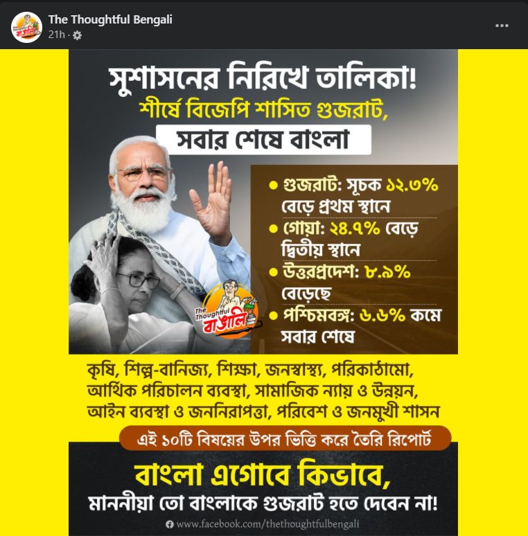 ২০২১ সালের সুশাসন সূচকের সব থেকে নিচে রয়েছে বাংলা  image 2