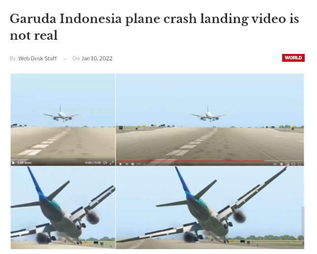 ਇਰਾਨ 'ਚ ਮੁਸਾਫਿਰ ਜਹਾਜ਼ ਦੀ ਇਸ ਤਰ੍ਹਾਂ ਹੋਈ ਕ੍ਰੈਸ਼ ਲੈਂਡਿੰਗ