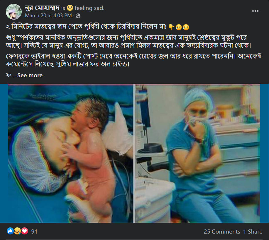 মাত্র ২ মিনিটের মাতৃত্বের স্বাদ পাওয়ার image 2