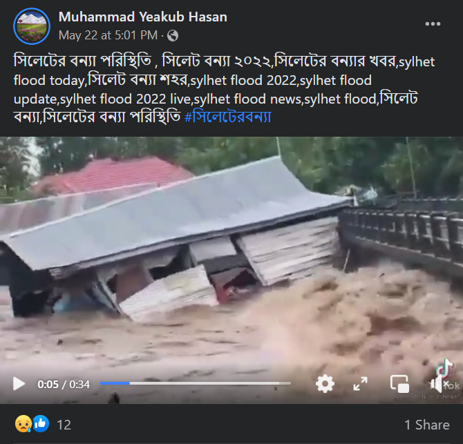 সিলেটের বন্যায় জলের তোরে image 2