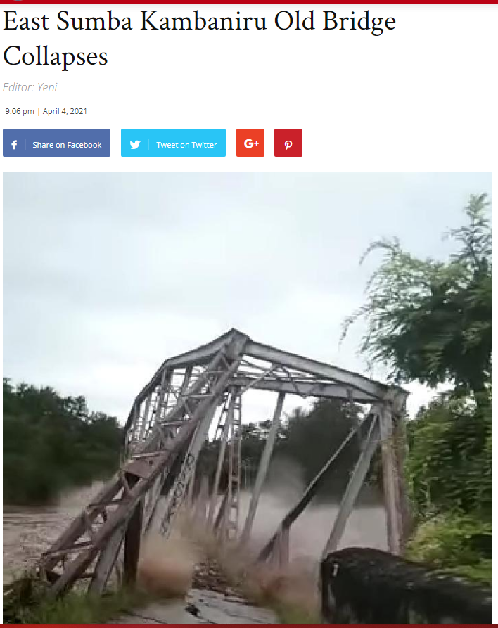 બ્રિજ તણાઈ ગયો