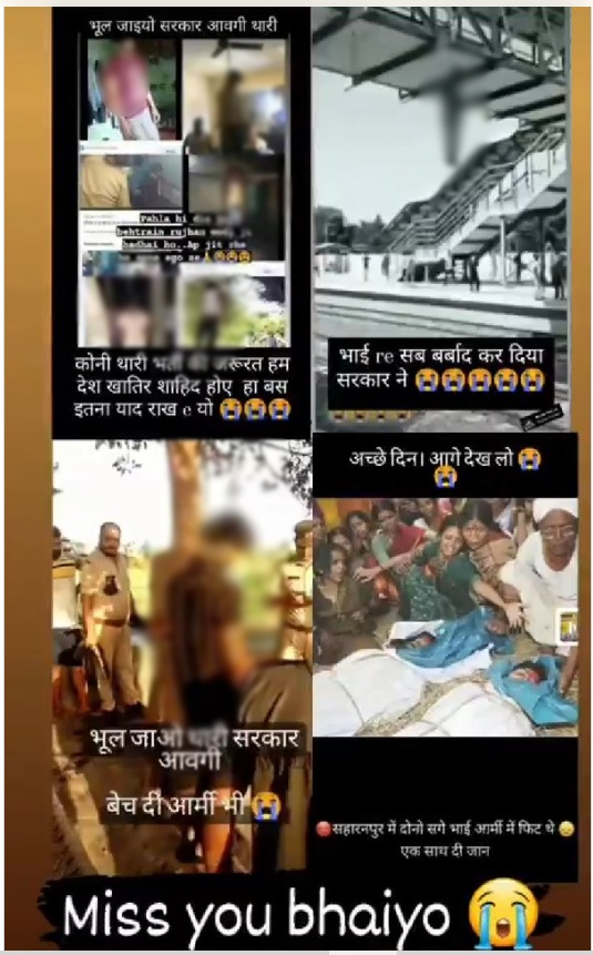 False suicides linked to Agnipathe scheme