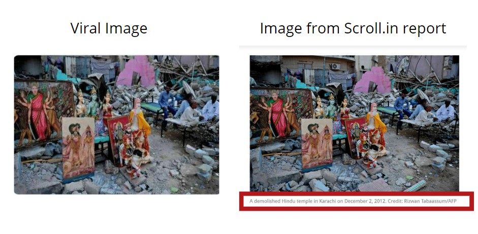Old Images Linked To Recent Vandalism Of Karachi Hindu Temple