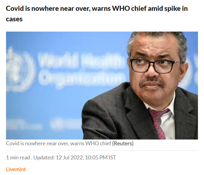 World Health Organization ਦੇ ਮੁਖੀ ਨੇ ਕੋਰੋਨਾ ਮਹਾਂਮਾਰੀ ਨੂੰ ਲੈ ਕੇ ਦਿੱਤਾ ਇਹ ਬਿਆਨ