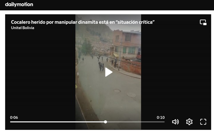 بویلیا ہس منز احتجاج