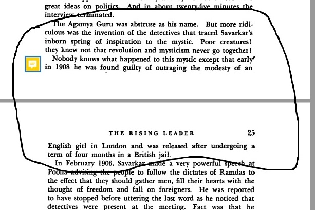 Actor Mona Ambegaonkar's claim that VD Savarkar was first convicted in 1908 for the attempted rape of an English woman, Margaret Lawrence, was found to be false.