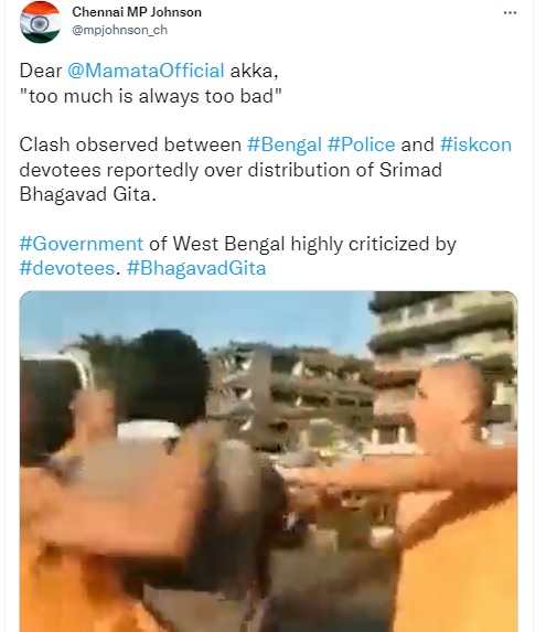 The viral video, claiming ISKCON devotees were beaten up by West Bengal Police, was actually of a 2008 clash between Russian Krishna devotees and Goa police