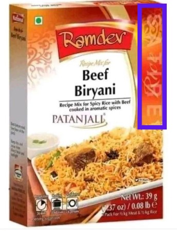 பதஞ்சலி நிறுவனம் பீஃப் பிரியாணி மிக்ஸ் மசாலாவை தயாரிப்பதாக பரவும் புகைப்படம் - 05