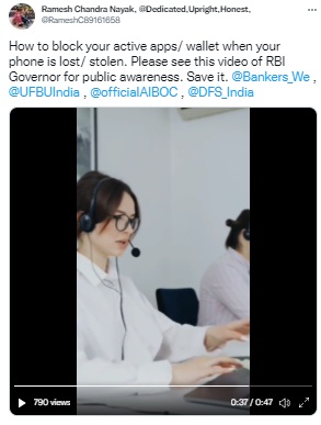 Viral video of RBI governor Shaktikanta Das announcing helplines to help block your digital wallets was found to be edited. The viral clip combined the video of one of the governor’s addresses with the audio of an FB reel by a digital creator.