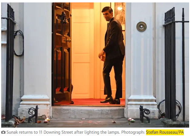  ਰਿਸ਼ੀ ਸੁਨਕ ਨੇ ਹਾਲ ਹੀ ਵਿੱਚ ਮਨਾਈ ਦੀਵਾਲੀ