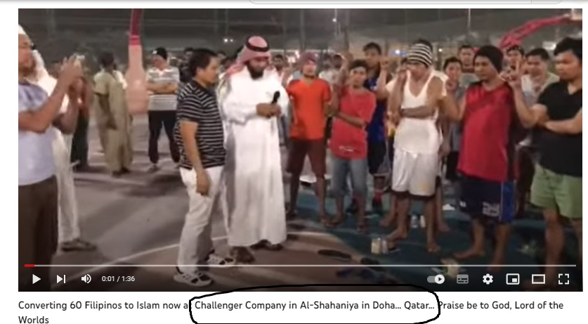 Viral video claimed to be of mass conversion event dates back to at least 2018 in Qatar, and not during the ongoing FIFA World Cup.