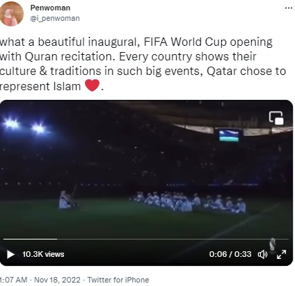 Viral video claimed to be the opening ceremony of the 2022 FIFA World Cup in Qatar is actually of a stadium’s inauguration the previous year.