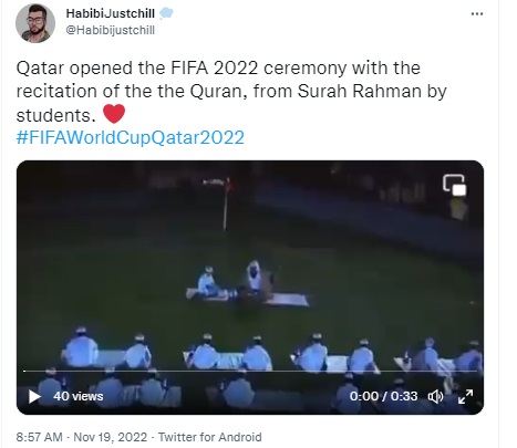 Viral video claimed to be the opening ceremony of the 2022 FIFA World Cup in Qatar is actually of a stadium’s inauguration the previous year.