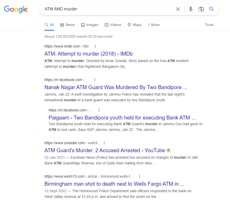 एटीएम केंद्रावर लुटले जात असताना उलटा पिन वापरल्यास तात्काळ पोलिसांना सूचित करता येते आणि तशी यंत्रणा एटीएम मशीन मध्ये बसविण्यात आली आहे