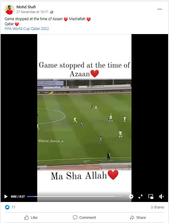 আজান শুনে কাতারে বিশ্বকাপের খেলা থামিয়ে দেওয়া হয়েছিল image 1