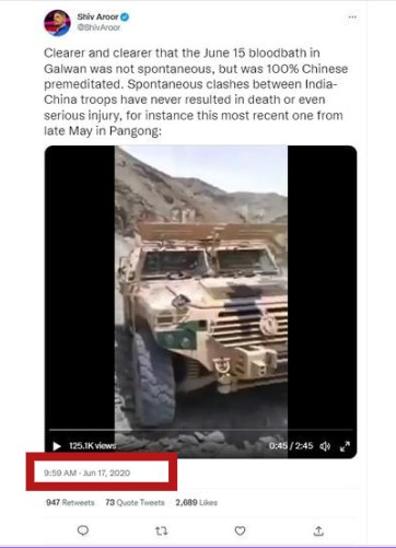 ভারত- চীন সীমান্তে উত্তেজনার মধ্যে সোশ্যাল মিডিয়াতে ছড়ালো পুরোনো ভিডিও image 12