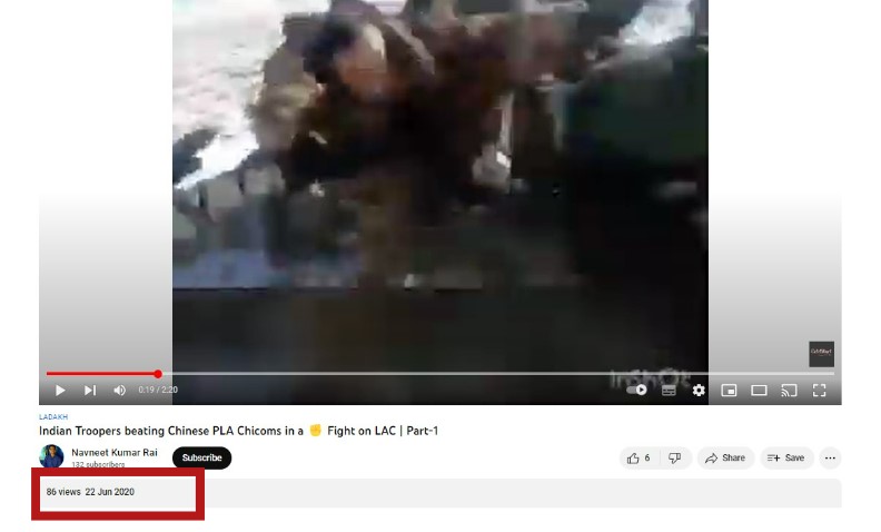 ভারত- চীন সীমান্তে উত্তেজনার মধ্যে সোশ্যাল মিডিয়াতে ছড়ালো পুরোনো ভিডিও image 5