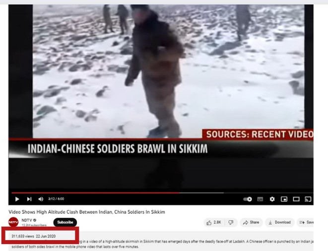 ভারত- চীন সীমান্তে উত্তেজনার মধ্যে সোশ্যাল মিডিয়াতে ছড়ালো পুরোনো ভিডিও image 7