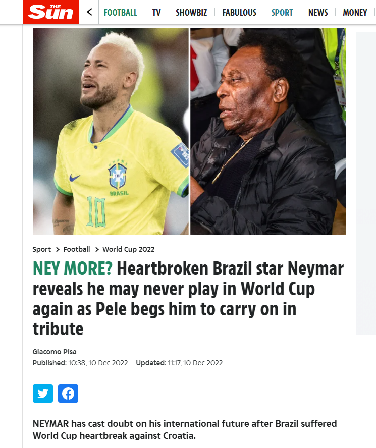২০২৬ সালের বিশ্বকাপেও নেইমারকে খেলতে দেখা যাবে - খবর ছেপেছে সান নিউজ image 3