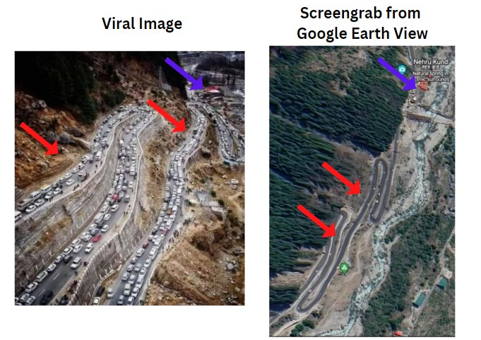 Heaving Traffic In Manali 