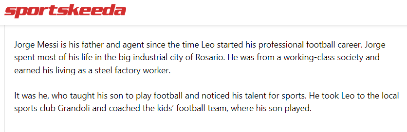 فٹبالر لیونئل میسی