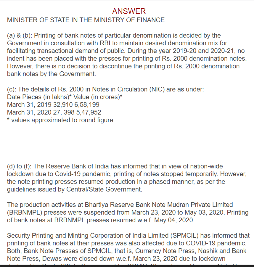 १ जानेवारीपासून आरबीआय २००० च्या नोटा बंद करणार