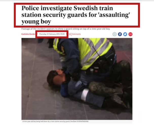 Israeli Policeman Strangling Palestinian Child To Death? 