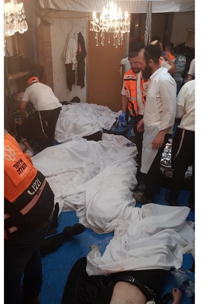 We could thus conclude that a two-year-old photograph from the stampede in Israel’s Mount Meron during a Jewish festival is being falsely linked to the recent shooting attack in Jerusalem.  