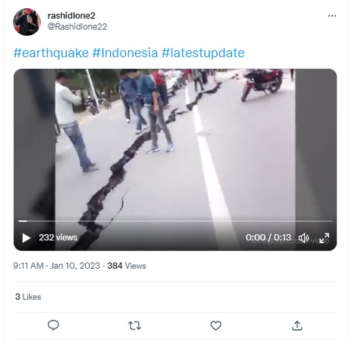 Old Video From Nepal Linked To Recent Earthquake In Indonesia