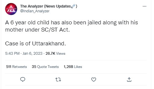 SC/ST Act In Uttarakhand 
