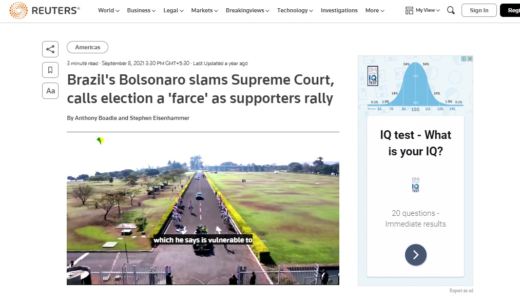 A photo of a Jair Bolsonaro supporter from a September 7, 2021 rally is being falsely claimed to be from the January 8, 2023 Brazil riots.