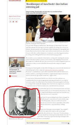 Viral Photo Shows Nazi Guard Oskar Groening, Not Young George Soros