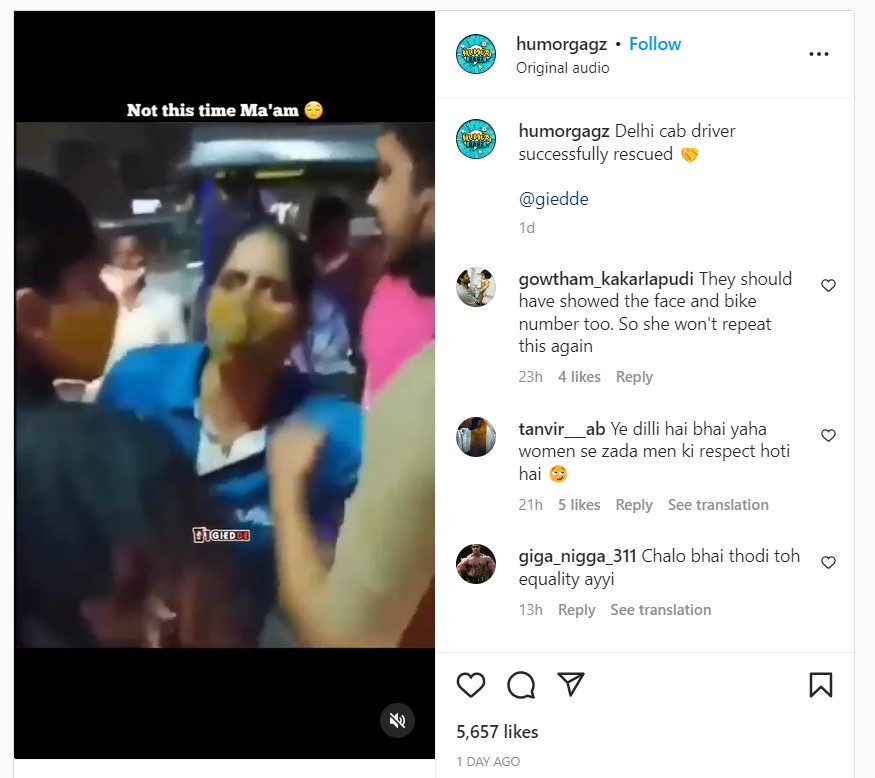 Old Video Of Woman Assaulting Driver In Delhi Shared Out of Context