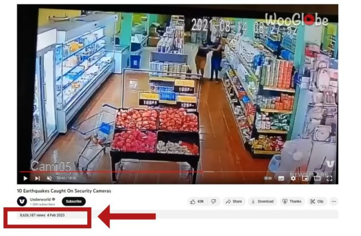  ਨਿਊਜ਼ੀਲੈਂਡ ਵਿੱਚ ਹਾਲ 'ਚ ਆਏ ਭੁਚਾਲ ਦੀ ਹੈ ਇਹ ਵੀਡੀਓ