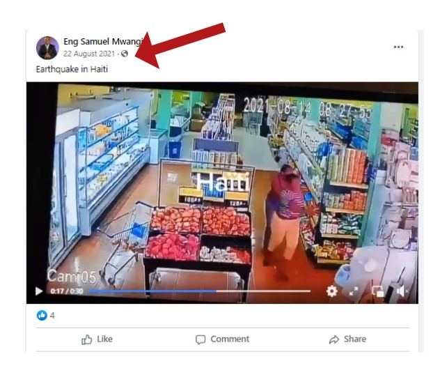  ਨਿਊਜ਼ੀਲੈਂਡ ਵਿੱਚ ਹਾਲ 'ਚ ਆਏ ਭੁਚਾਲ ਦੀ ਹੈ ਇਹ ਵੀਡੀਓ