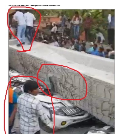 Video of a flyover collapse in Varanasi in 2018 falsely shared as an incident in Thane on February 15, 2023.