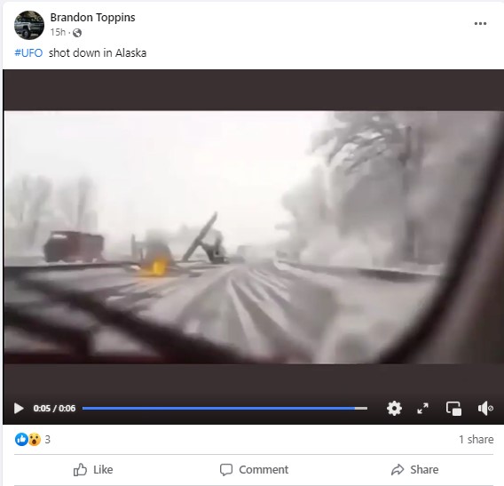 UFO Shot Down