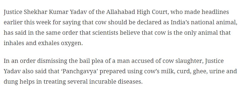 Screen shot of New Indian Express report