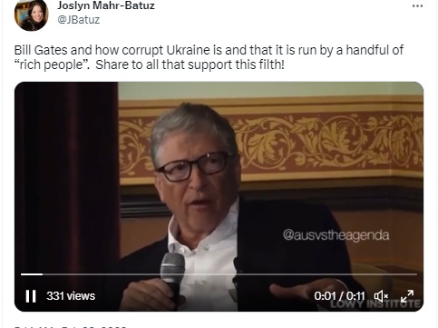 Viral video of Bill Gates terming the Ukraine government as one of the worst was shared after removing the word “pre-war” from the beginning of his quote, making it seem like he was talking about the current government.