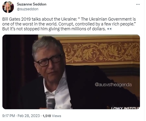 Viral video of Bill Gates terming the Ukraine government as one of the worst was shared after removing the word “pre-war” from the beginning of his quote, making it seem like he was talking about the current government.