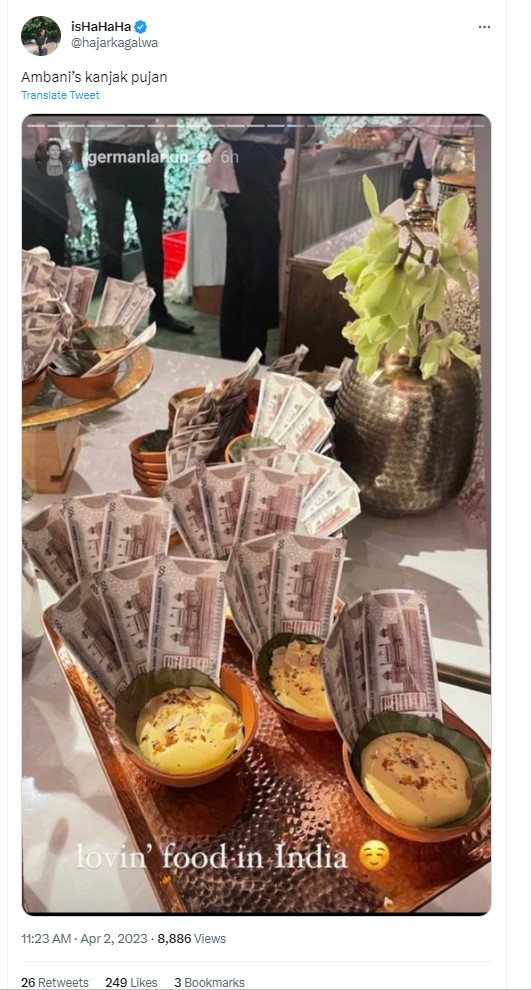 Fact Check: अंबानींनी NMACC कार्यक्रमात टिश्यू पेपर्सऐवजी ₹500 च्या नोटा दिल्या? जाणून घ्या व्हायरल इमेजमागील सत्य