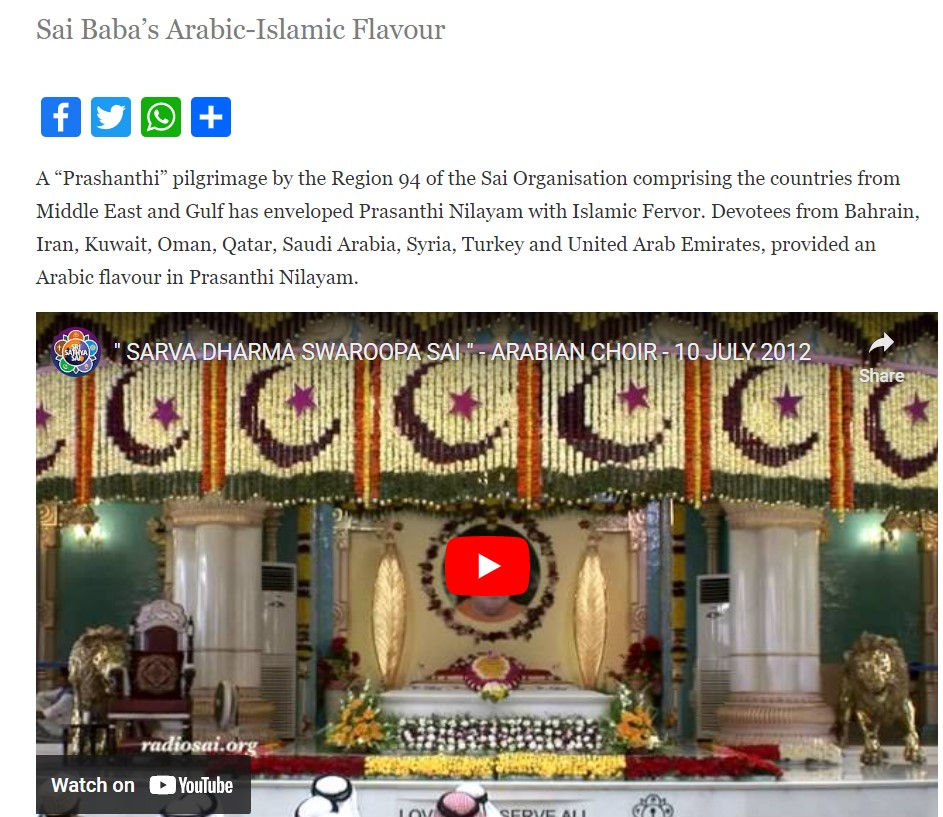 Screen shot of Colombo Telegraph's report